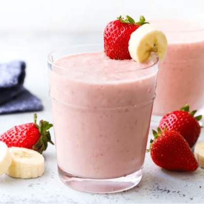 2. Fruit Smoothie - banana and strawberry