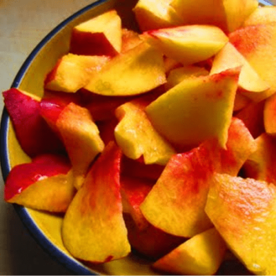 2. Mono Meal of Peaches