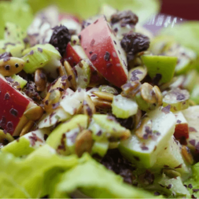 Waldolf Salad with Dulse Flakes
